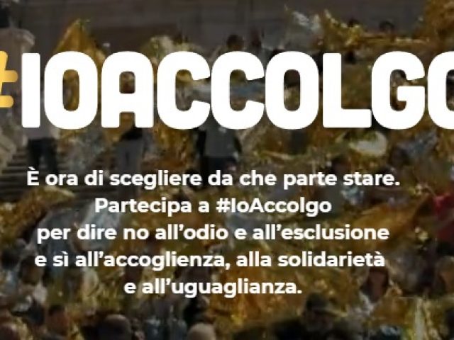 #IOACCOLGO. E’ ora di scegliere da che parte stare.